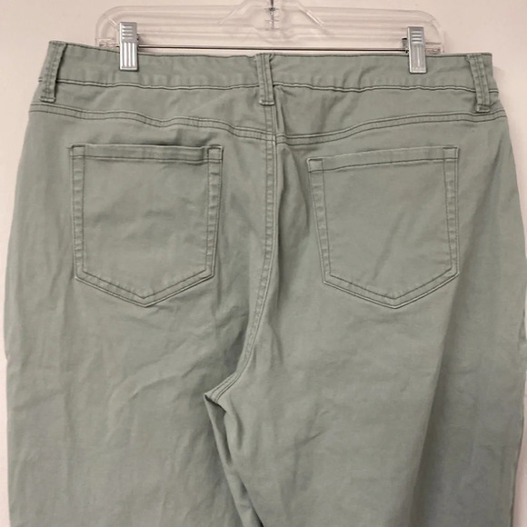 Gloria Vanderbilt Pants Amanda 2.0 Slim Leg Size 16 Women's Green‎ - Picture 4 of 9